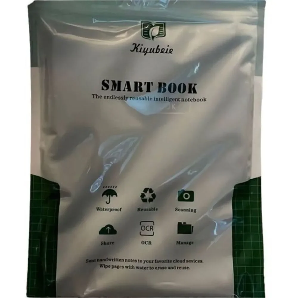 SMART BOOK reusable book with pen sealed waterproof intelligent notebook